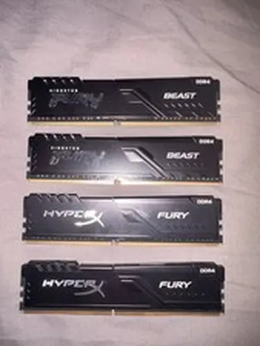 Kingston HyperX Kingston Fury Beast DDR4 RAM Each stick 8 gigabytesLV32D4U2S8HD