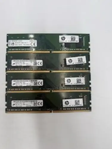 LOT OF (4) Kingston 8GB 1Rx16 PC4-3200AA DDR4 Desktop Memory (UDIMM)