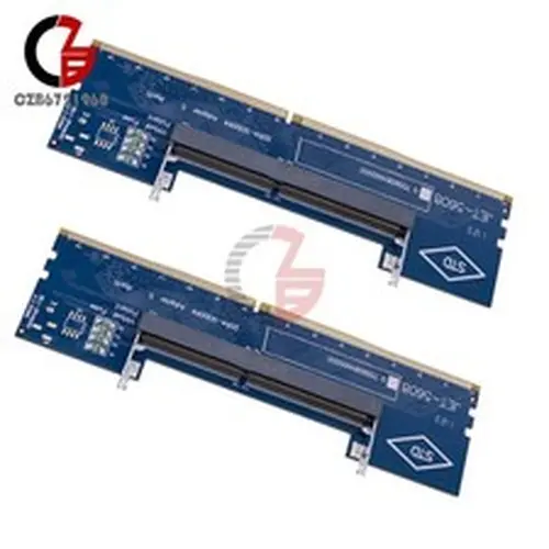 2PCS Laptop DDR4 RAM to Desktop Adapter Card Memory Tester SO DIMM to DDR4 NEW