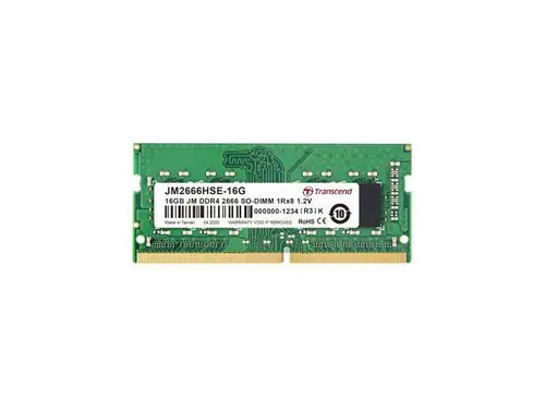 16GB Transcend JetRam DDR4 2666Mhz PC4-21300 CL19 SO-DIMM Laptop Module 260 Pins