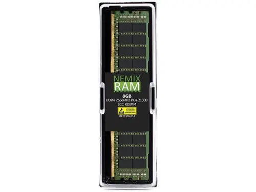 NEMIX RAM 8GB (1X8GB) DDR4 2666MHZ PC4-21300 1Rx4 1.2V 288-PIN ECC RDIMM Registered Server Memory Compatible with Supermicro H11SSL-i AMD EPYC...