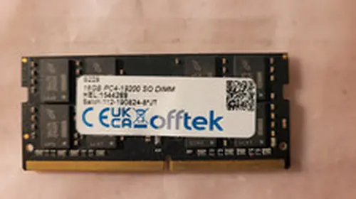 Offtek (by Micron) 16GB PC4-2400T PC4-19200 DDR4 2400 MHz Laptop RAM Memory