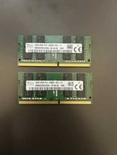 SK hynix 32GB (2x16GB) DDR4 SDRAM SO-DIMM PC4-2666 RAM HMA82GS6CJR8N-VK 260-Pin