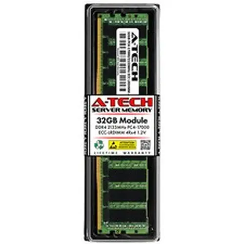 A-Tech 32GB 4Rx4 PC4-17000 Load Reduced ECC LRDIMM DDR4-2133 Server Memory RAM