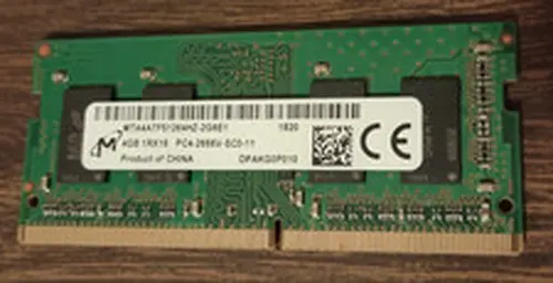 Micron 4GB DDR4 SO-DIMM 260Pin Memory Module - 1Rx16 PC4-2666V-SC0-11