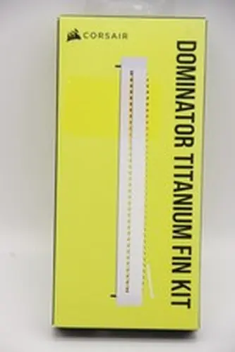 CORSAIR Dominator Titanium RGB DDR5 RAM 2X Fin Accessory Kit - White (No Memory)