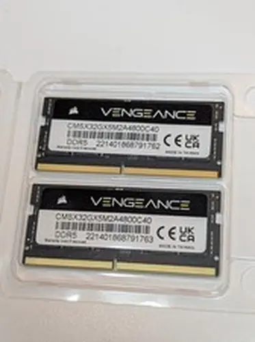 Corsair Vengeance 32GB 2x16GB DDR5 4800 CL40 SODIMM Laptop RAM Memory Kit