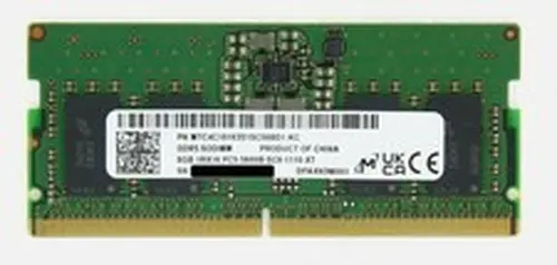 Micron 8GB DDR5 5600 Mhz SODIMM 1Rx16 Laptop RAM Memory - MTC4C10163S1SC56BD1