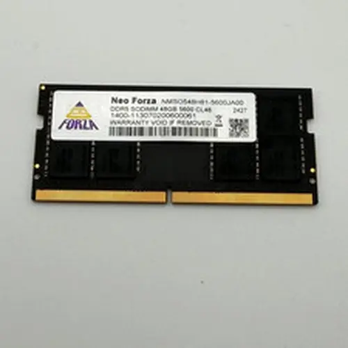 Neo Forza 48GB 1x48GB DDR5 5600 CL40 SO-DIMM Laptop Memory NMSO548H81-5600JA00