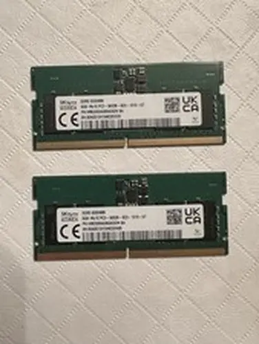 SK Hynix DDR5 16Gb (2x8GB) 1Rx16 PC5-5600B-SC0-1010-XT SODIMM Laptop Memory RAM