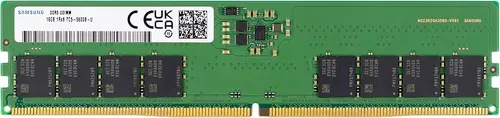 Samsung 16GB DDR5 5600MHz PC5-44800 CL46 UDIMM 1Rx8 Single Rank 1.1V Non-ECC DIMM 288-Pin Desktop Computer RAM Memory