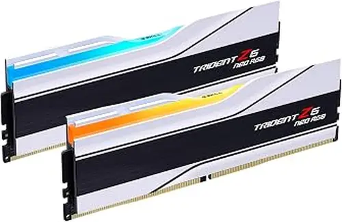 G.SKILL Trident Z5 Neo RGB Series DDR5 RAM (AMD EXPO) 32GB (2x16GB) 6400MT/s CL30-39-39-102 1.40V Desktop Computer Memory U-DIMM - Matte White (F5-6400J3039G16GX2-TZ5NRW)