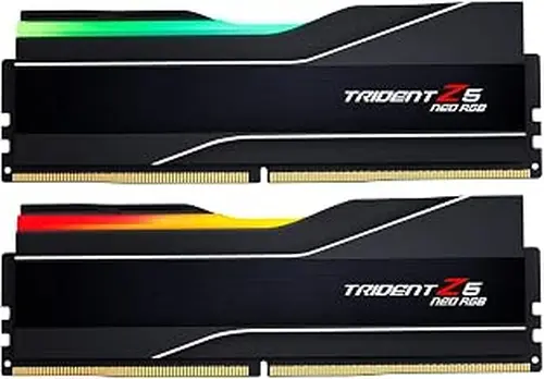 G.SKILL Trident Z5 Neo RGB Series DDR5 RAM (AMD EXPO) 32GB (2x16GB) 6000MT/s CL32-38-38-96 1.35V Desktop Computer Memory U-DIMM - Matte Black (F5-6000J3238F16GX2-TZ5NR)