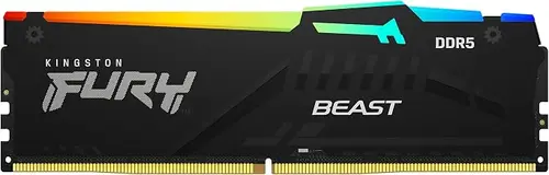 Kingston FURY Beast RGB 32GB 5600MT/s DDR5 CL36 Desktop Memory | AMD EXPO | KF556C36BBE2A-32