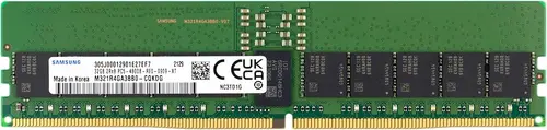 Samsung 32GB DDR5 4800MHz PC5-38400 ECC RDIMM 2Rx8 Dual Rank 1.1V Registered DIMM 288-Pin Server RAM Memory M321R4GA3BB0-CQK
