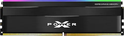 Silicon Power DDR5 32GB Zenith RGB 5600MHz (PC5-44800) 288-pin CL40 1.25V UDIMM Desktop Memory Module RAM SU032GXLWU560FSFBU Black-Bulk Package