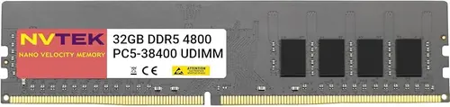 32GB DDR5 4800MHZ PC5-38400 1.1V 2Rx8 CL40 288-PIN Non-ECC UDIMM Designed for Motherboards utilizing ONLY Intel Series Processor with Intel W680 Chipset - NOT Compatible with AMD CPU