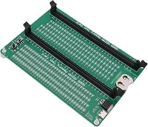 DDR5 Memory Tester, DDR5UDMM DDR5RDIMM Tester Card with LED Light, for Fixing Desktop and Server Computers