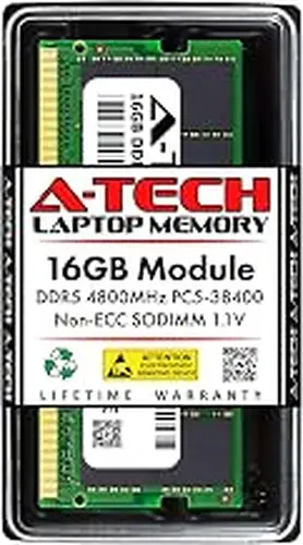 A-Tech 16GB RAM Compatible for ASUS TUF Dash F15 (2022) FX517 Gaming Laptop | DDR5 4800MHz PC5-38400 SODIMM 1.1V 262-Pin Non-ECC SO-DIMM Memory Upgrade
