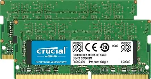 Crucial 32GB Kit (16GBx2), 260-pin SODIMM, DDR4 PC4-19200,