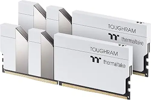 Thermaltake TOUGHRAM White DDR4 4000MHz C19 16GB (8GB x 2) Memory Intel XMP 2.0 Ready with Real-Time Performance Monitoring Software R020D408GX2-4000C19A