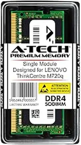 A-Tech 16GB RAM for Lenovo ThinkCentre M720q | DDR4 2666 SODIMM PC4-21300 1.2V 260-Pin Memory Upgrade Module