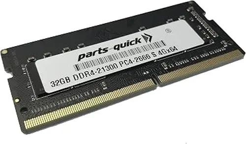 32GB Memory for QNAP TS-H973AX Compatible DDR4-2666 SO-DIMM RAM (Equivalent to QNAP RAM-32GDR4T0-SO-2666)
