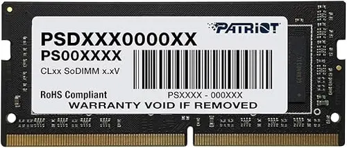 Patriot Memory Signature Line Series DDR4 16GB (1 x 16GB) 3200MHz SODIMM (2 Rank Double-Sided Module)