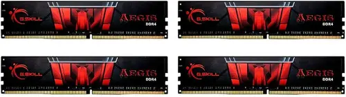 G.SKILL AEGIS Series DDR4 RAM (XMP) 32GB (4x8GB) 3200MT/s CL16-18-18-38 1.35V Intel AMD Desktop Computer Memory U-DIMM (F4-3200C16Q-32GIS)