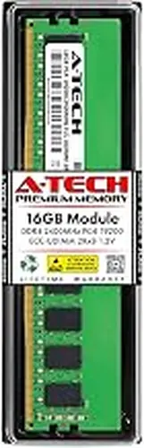 A-Tech 16GB RAM for Dell PowerEdge R240, R330 XL, R340, T340 | DDR4 2400MHz PC4-19200 ECC-UDIMM 2Rx8 ECC Unbuffered Server Memory Upgrade