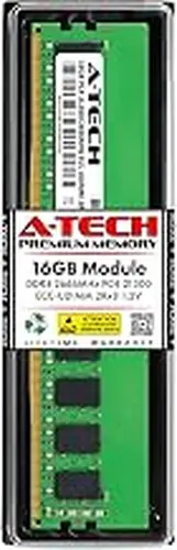 A-Tech 16GB Replacement for Hynix HMA82GU7CJR8N-VK - DDR4 2666MHz PC4-21300 ECC Unbuffered UDIMM 288-Pin 2Rx8 1.2V - Single Server Memory RAM Stick (HMA82GU7CJR8N-VK-ATC)