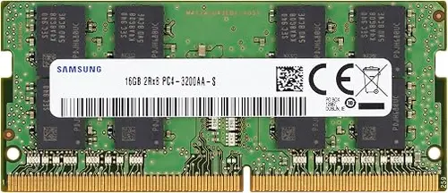 Samsung 16GB DDR4 3200MHz PC4-25600 (PC4-3200AA) CL22 SODIMM 2Rx8 Dual Rank 1.2V 260-Pin Laptop, Notebook RAM Memory