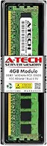 A-Tech 4GB Memory RAM for HP ProLiant DL380 G6 Gen 6 - DDR3 1600MHz PC3-12800 ECC Registered RDIMM 1Rx4 1.5V - Single Server