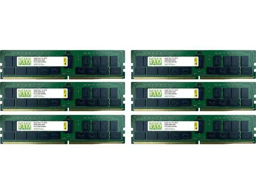 NEMIX RAM 192GB (6X32GB) DDR4 2933MHZ PC4-23400 2Rx4 1.2V 288-PIN ECC RDIMM Registered Server Memory KIT Compatible with Apple Mac Pro Rack 2019...