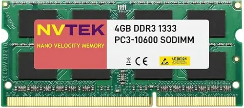 4GB (1X4GB) DDR3 1333MHz PC3-10600 SODIMM 2Rx8 1.5V 204-PIN Non-ECC Laptop PC Computer Memory