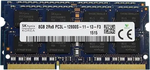 Factory Original 16GB (2x8GB) Memory Upgrade Compatible with iMac (2011, 2012, 2013, 2014, Mid 2015), MacBook Pro (Early/Late 2011, Mid 2012) DDR3L 1600MHz 2Rx8 1.35v SODIMM RAM Adamanta