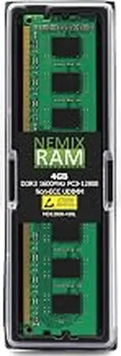 NEMIX RAM 4GB (1X4GB) DDR3 1600MHz PC3L-12800 1Rx8 1.35V 240-PIN Non-ECC Unbuffered UDIMM Desktop PC Memory Compatible with Dell SNPP4T2FC/4G