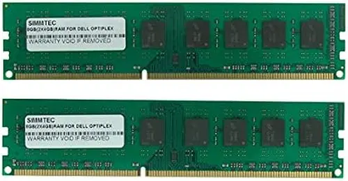 Simmtec 8GB Kit 2 x 4GB DDR3 Memory RAM Compatible with DELL OPTIPLEX 3010 390 580 790 7900 9010 980 990