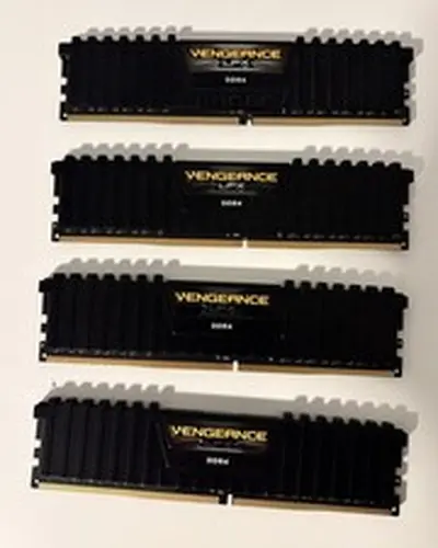 Corsair Vengeance LPX 16GB (4x4GB) DDR4 2400MHz Desktop RAM Memory Kit Black