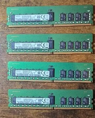 Total 64GB 4x Samsung 16GB 1Rx4 DDR4 PC4-2933Y M393A2K40CB2-CVFBY