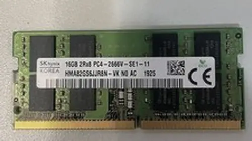 SK hynix 16GB DDR4-2666 SO-DIMM Laptop Memory HMA82GS6JJR8N PC4-21300