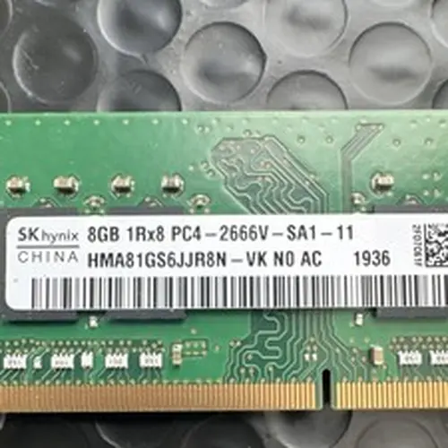 SK hynix 8GB DDR4 SO-DIMM PC4-2666V 260-Pin 1Rx8 RAM HMA81GS6JJR8N-VK