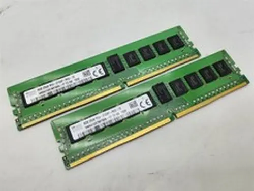 Lot of 2 SK Hynix 8GB 2Rx8 PC4-2133P HMA41GR7AFR8N DDR4-17000 Server Memory