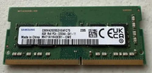 SAMSUNG 8GB 1Rx8 PC4-3200AA-SA1-11 DDR4 Memory