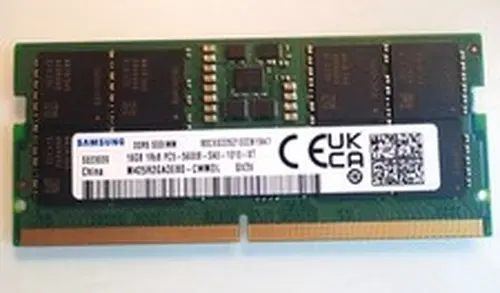 Samsung 16 GB DDR5 SODIMM 1Rx8 PC5-5600B RAM Memory M425R2GA3EB0-CWM0L.