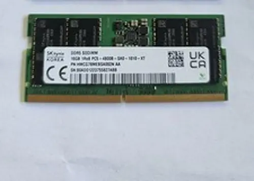 SK Hynix 16GB 1Rx8 DDR5-4800B SODIMM Laptop Memory HMCG78MEBSA092N