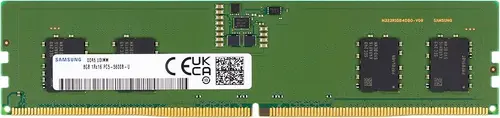 Samsung Samsung 8GB DDR5 5600MHz PC5-44800 CL46 UDIMM 1Rx16 Single Rank 1.1V Non-ECC DIMM 288-Pin Desktop Computer RAM Memory