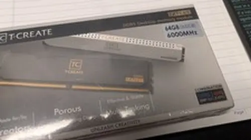 TEAMGROUP T-CREATE EXPERT 64GB (2 x 32GB) PC5-48000 (DDR5-6000) DIMM Memory -...
