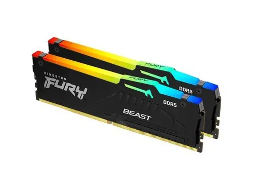 Kingston FURY Beast 64GB (2 x 32GB) 288-Pin PC RAM DDR5 5200 (PC5 41600) Memory (Desktop Memory) Model KF552C40BBAK2-64