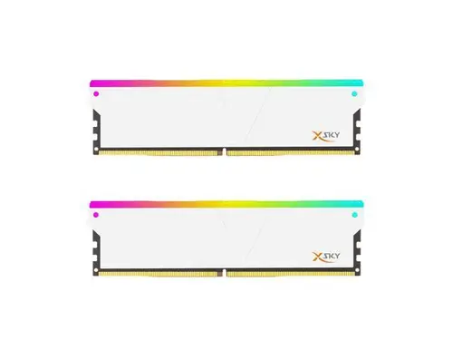 V-COLOR Manta XSky DDR5 32GB (2x16GB) 6000MHz CL36 1.35V SK Hynix Original IC RGB Gaming Desktop Memory Module White, for AMD EXPO (TMXSAL1660836WWK)